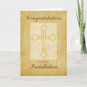 Grattis installation, Religiösa Kor Kort