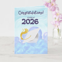 Grattis Klass 2026 Vit Examenstillfälle Kåpa