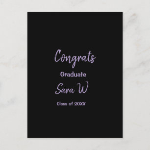 Grattis klass år namn skola kol vykort