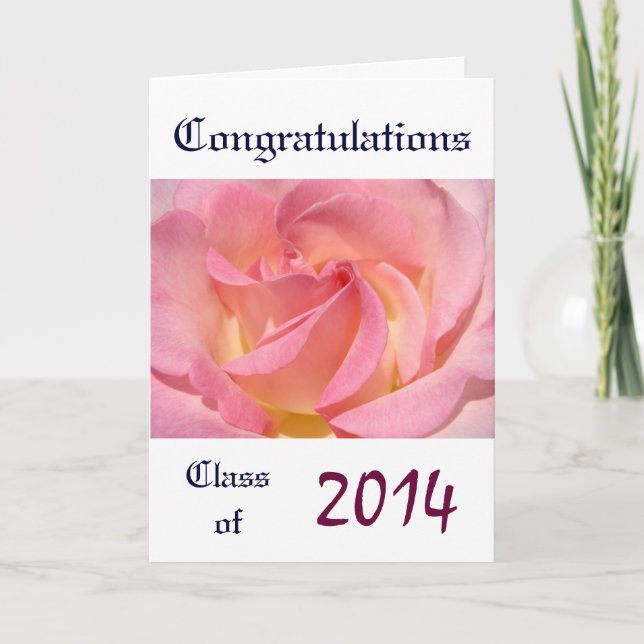 Grattis Klass av gratulationskort Rose Grads Kort (Framsida)
