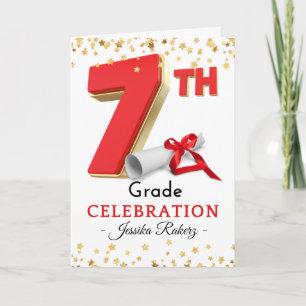 Grattis Klass Firande Studenten vid 7:e Kort