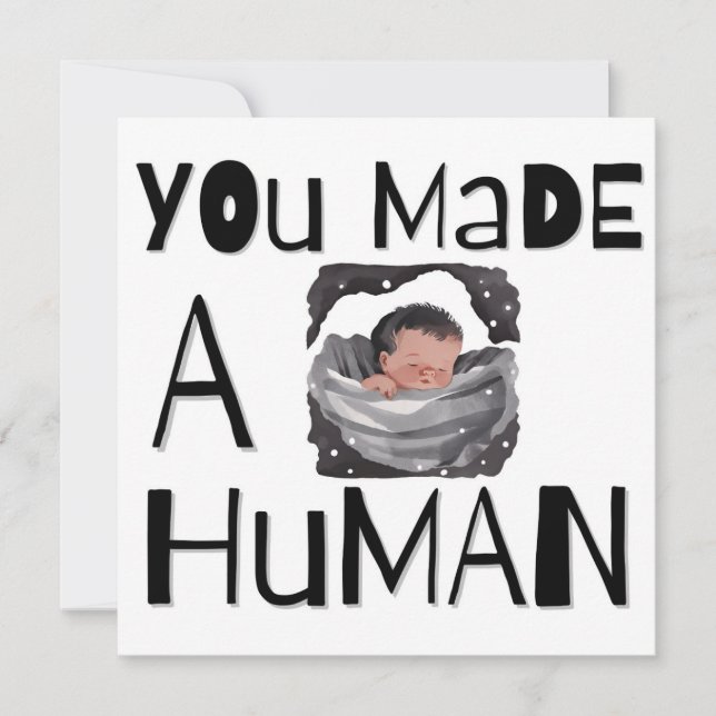 Grattis-kort för Baby Julkort (Framsida)