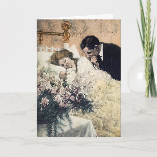 Grattis-kort för Nyfödd bebis Kort (Framsida)