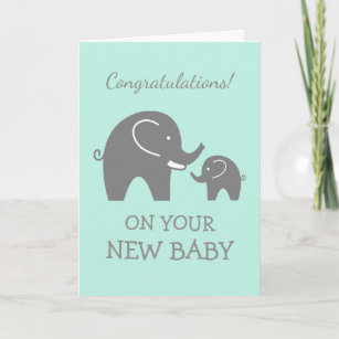 Grattis kort för nyfödd bebis pojke eller flicka