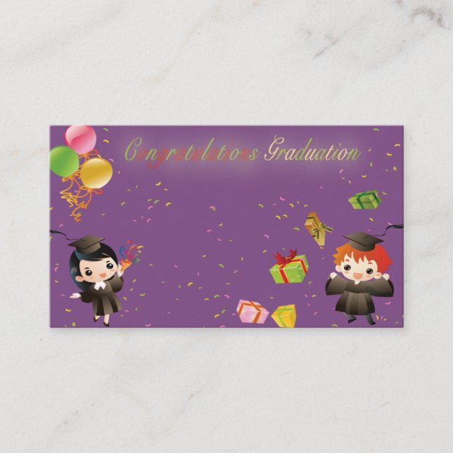 Grattis kort för student (Framsida)