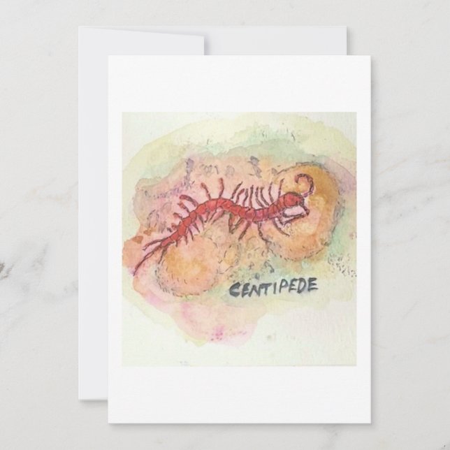 Grattis-kort med mångfoting inbjudningar (Framsida)