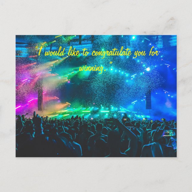 grattis kort till teamet eller personen (Framsida)