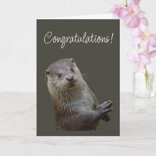 Grattis! Kunde inte vara gladare för dig! Kort
