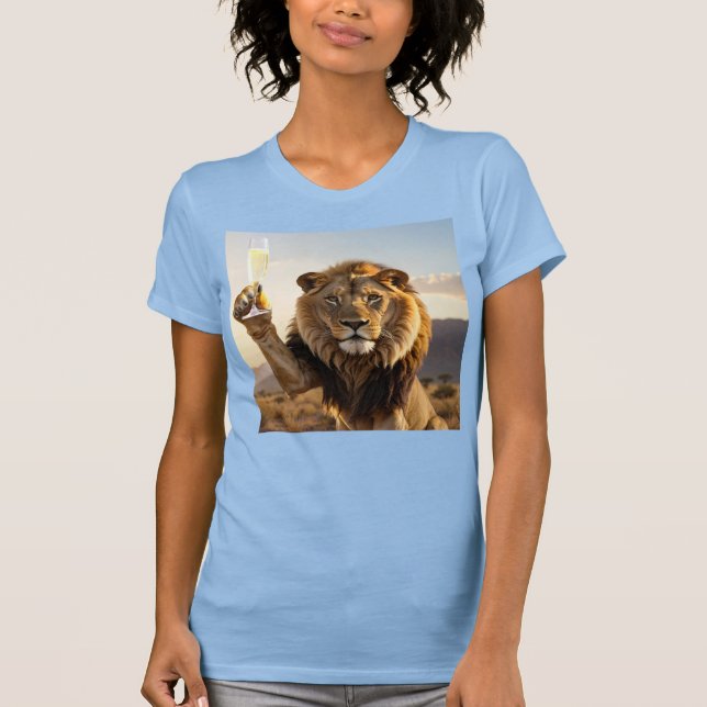 Grattis Lejon T Shirt (Framsida)