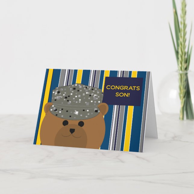 Grattis Luft Force Son Kort (Framsida)