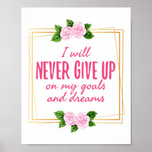 Grattis Motivation ord för livet och framgången Poster
