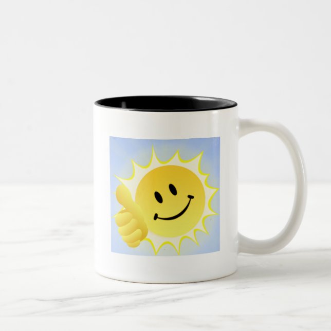 Grattis_mugg Två-Tonad Mugg (Höger)