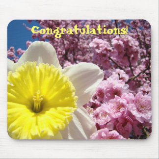 Grattis! musmattor Narcissblomma Blomning