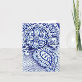 Grattis Ny Mamma Det Är En Pojke Damask Indisk Man Kort