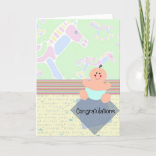 Grattis nyfödd bebis kort