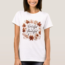 Grattis och tack för höstens Thanksgiving Inspired T Shirt
