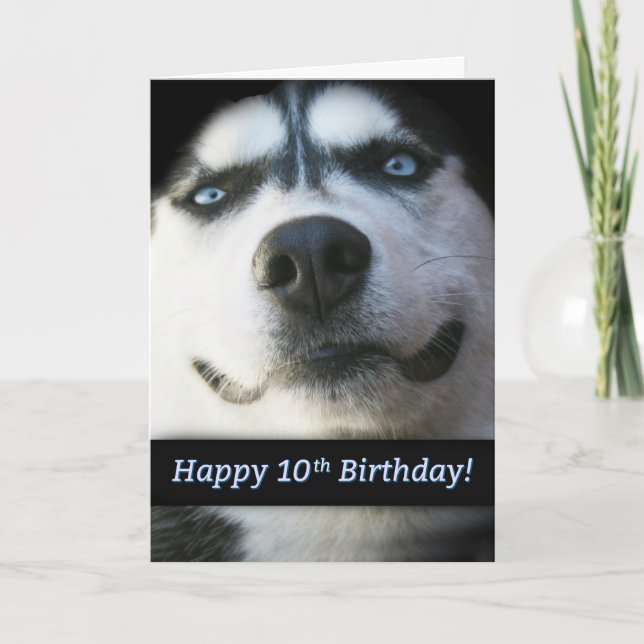 Grattis på 10-årsdagen Kort, Barn Födelsedagskort Kort (Framsida)