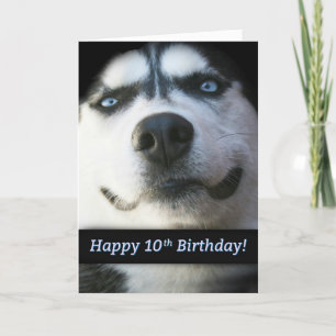 Grattis på 10-årsdagen Kort, Barn Födelsedagskort Kort