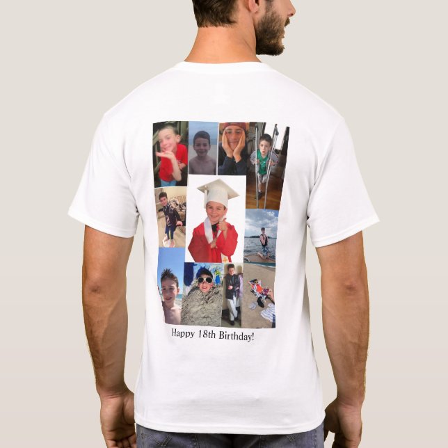 Grattis på 18-årsdagen Evan!  T Shirt (Baksida)