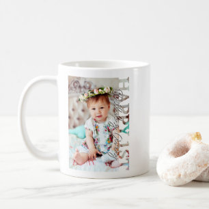 Grattis på 1-årsdagen Foto högskola Kaffemugg