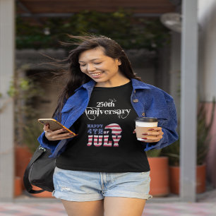 Grattis på 250-årsdagen 4 juli t shirt