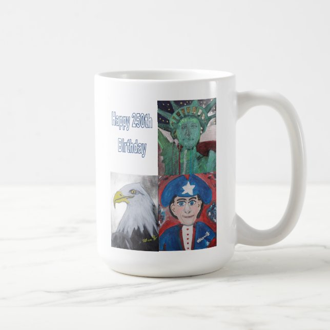 Grattis på 250-årsdagen! kaffemugg (Höger)