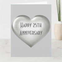 Grattis på 25-årsjubileum Silver Heart