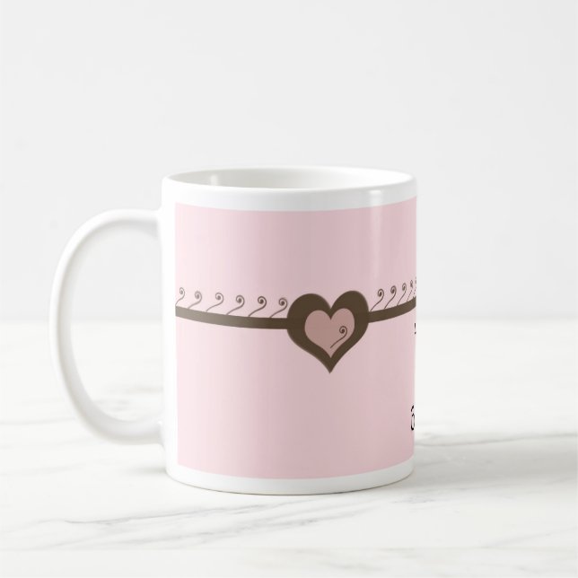 Grattis på 40-årsdagen kaffemugg (Vänster)