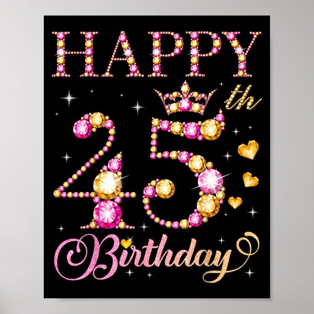 Grattis på 45-årsdagen 45 år gamla män kvinnor föd poster (Framsidan)