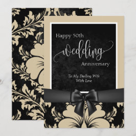 Grattis på 50-årsdagen för er bröllop  inbjudningar