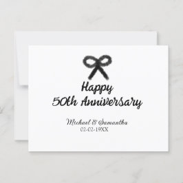Grattis på 50-årsjubileum Lägg till parnamn datum  Vykort
