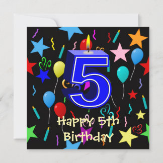 Grattis på 5-årsdagen kort