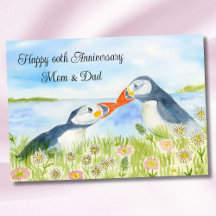 Grattis på 60-årsdagen Mamma & Pappa Lunnefåglar