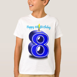Grattis på 8-årsdagen t shirt