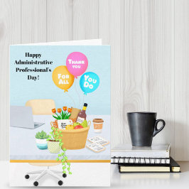 Grattis på administrativa professionellas dag med kort