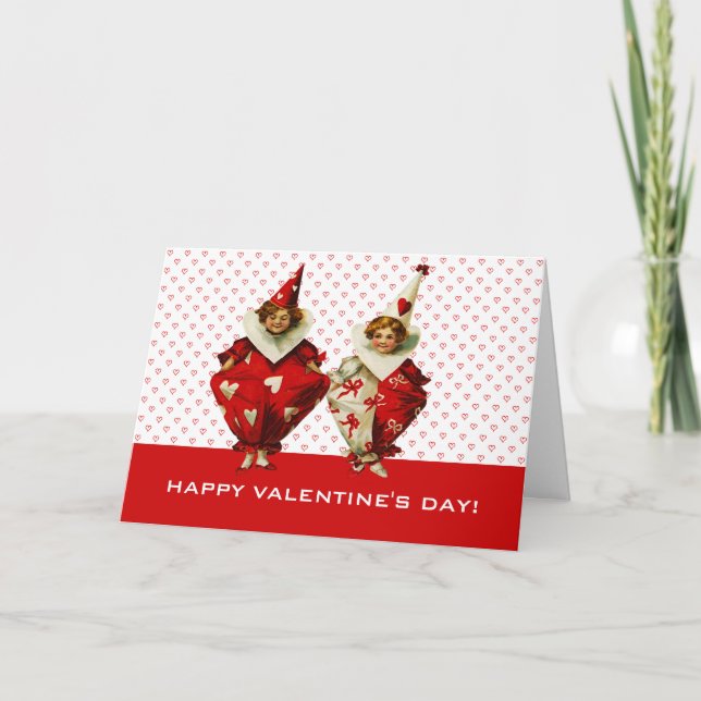 Grattis på Alla hjärtans Anpassningsbar-hälsningsk Helgkort (Framsida)