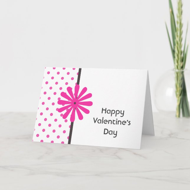 Grattis på Alla hjärtans dag-hälsningskort. Helgkort (Framsida)