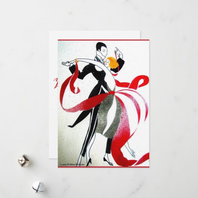 Grattis på Alla hjärtans dag! Julkort (Fram/Back In Situ)