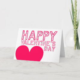 Grattis på Alla hjärtans dag, kort för nutida häls