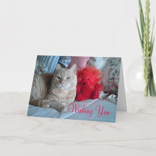 Grattis på Alla hjärtans dag-kort Helgkort (Framsida)