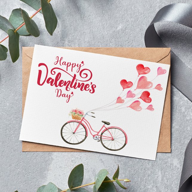 Grattis på Alla hjärtans dag-kort Tack Kort (Happy Valentine's Day Card)