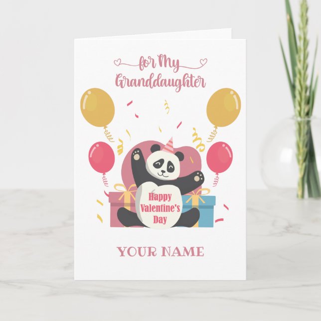 Grattis på Alla hjärtans dag-mordotterkort Helgkort (Framsida)