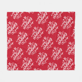 Grattis på Alla hjärtans dag Personlig Namn Fleecefilt