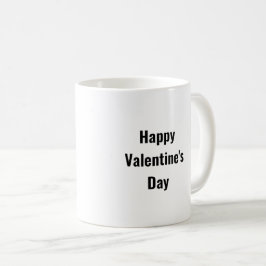 Grattis på Alla hjärtans dag-Rosans hjärta Kaffemugg