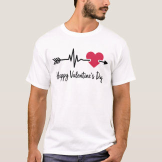 Grattis på Alla hjärtans dag T-shirt Design