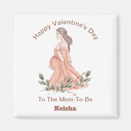 Grattis på Alla hjärtans dag till Mamma-to-be-magn Magnet