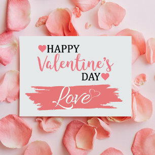 Grattis på Alla hjärtans dag-vykort Vykort