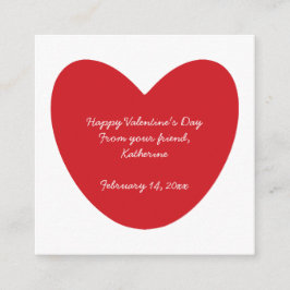 Grattis på Alla hjärtans dagars anpassningsbar för Tilläggskort