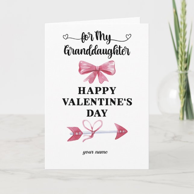 Grattis på alla hjärtans dagars mordotter-kort helgkort (Framsida)