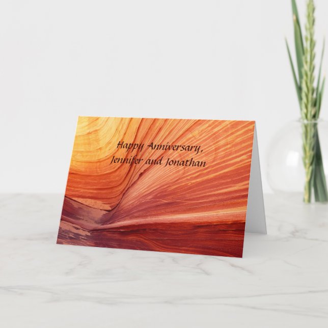 Grattis på årsdagen, Apache bröllopsönskan Kort (Framsida)